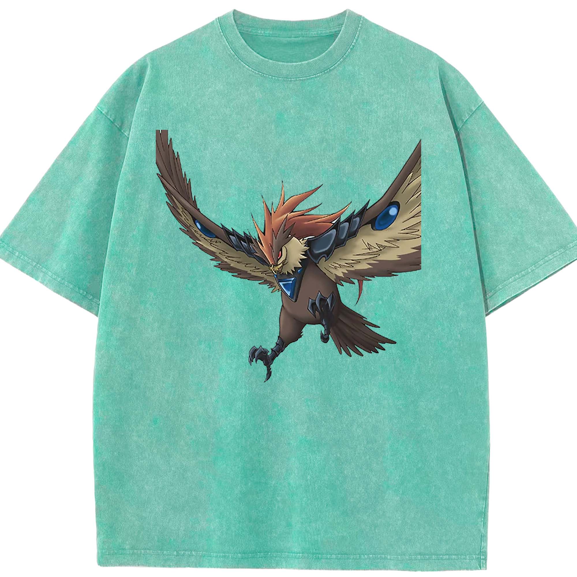 （画像用） 遊☆戯☆王 Yu-Gi-Oh! 綿100% ヴィンテージ風 半袖Tシャツ（フロントプリント）